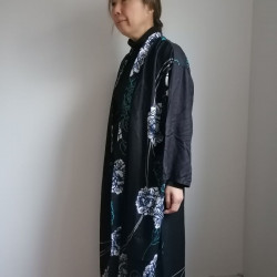 Kimono robe rayon -Peony