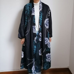 Kimono robe rayon -Peony