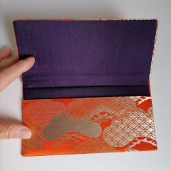 Wallet silk Orange
