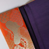 Wallet silk Orange