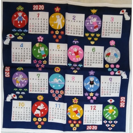 fazzoletto calendario Topo