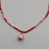 Chirimen cord necklace cat