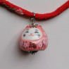 Chirimen cord necklace cat