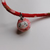 Chirimen cord necklace cat