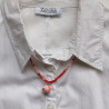 Chirimen cord necklace cat