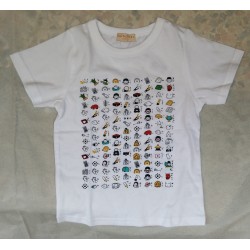 T-shirt for kids, Heart Sutra A