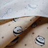 Japanese cotton 100cm Panda beige