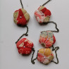Collana Fiori di Pruno Rosso