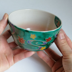 Matcha bowl -Kiyomizu ware