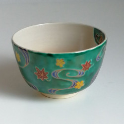 Matcha bowl -Kiyomizu ware