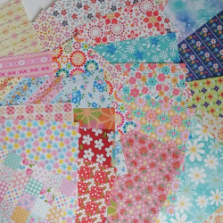 Origami 24 flower patterns