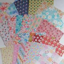 Origami 24 flower patterns