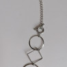 Paper necklace Circle&square