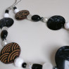 beads and paper necklace