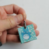 Orecchini quadrato Totoro