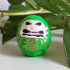 Daruma 5cm yellow-green