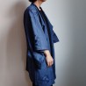 Haori -kimono jacket- Shibori blue