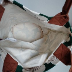 Borsetta verde pruno