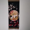 Tenugui Crane and plum flowers