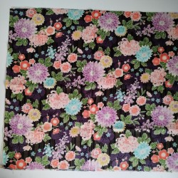 Japanese cotton 50cm Black stripe