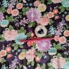 Japanese cotton 50cm Black stripe