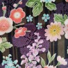 Japanese cotton 50cm Black stripe
