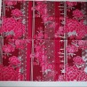 small Japanese cotton 50x50cm Stripe red