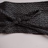 Cintura obi in cotone giapponese -Onda nera