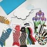 Garland card Carps Koinobori