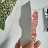 Garland card Carps Koinobori