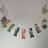 Garland card Carps Koinobori