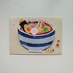 Message card Ramen