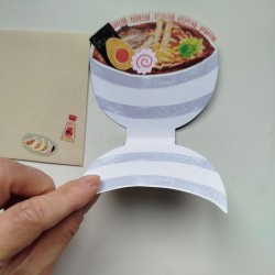 Message card Ramen
