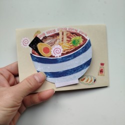 Message card Ramen