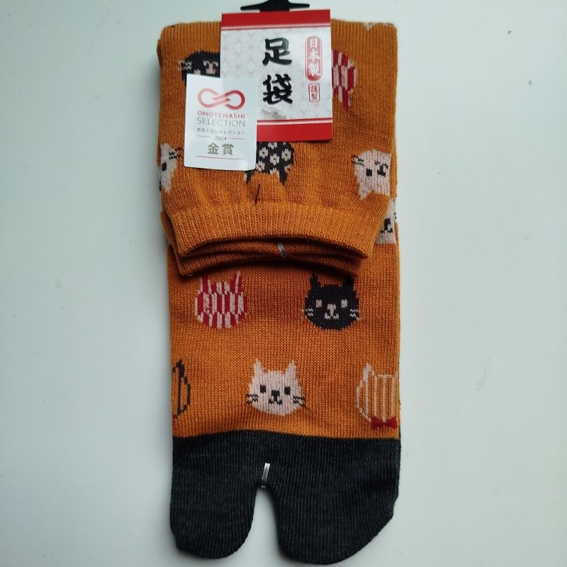 Tabi socks Cat face 35-37