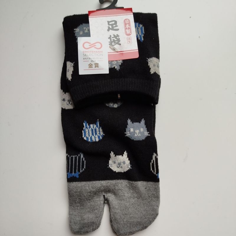 Tabi socks Cat face 35-37