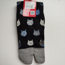 Tabi socks Cat face 35-37