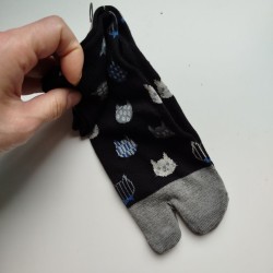 Tabi socks Cat face 35-37