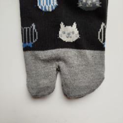 Tabi socks Cat face 35-37