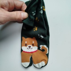 Tabi socks Shiba dog 35-37