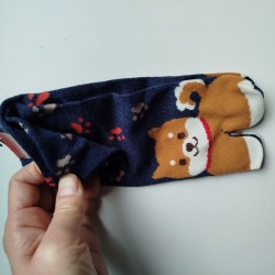 Tabi socks Shiba dog 35-37