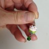 Earrings Manekineko Green