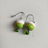 Earrings Manekineko Green