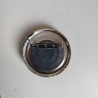 Covered button pin 5cm Beige