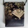 Mini shoulder bag -Fan gold
