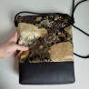 Mini shoulder bag -Fan gold