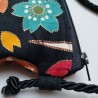 Mini shoulder bag -Colourful Black