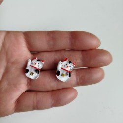 Orecchini Lobo gatto Manekineko
