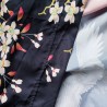 Kimono robe in polyester -Crane