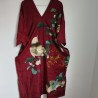 Abito-camicia lunga marroncino